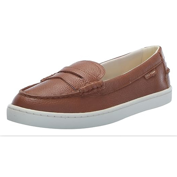 NWT Cole Haan Women's Nantucket Penny Loafer,Pecan Pebbled Leather-Size 6 - Picture 5 of 7